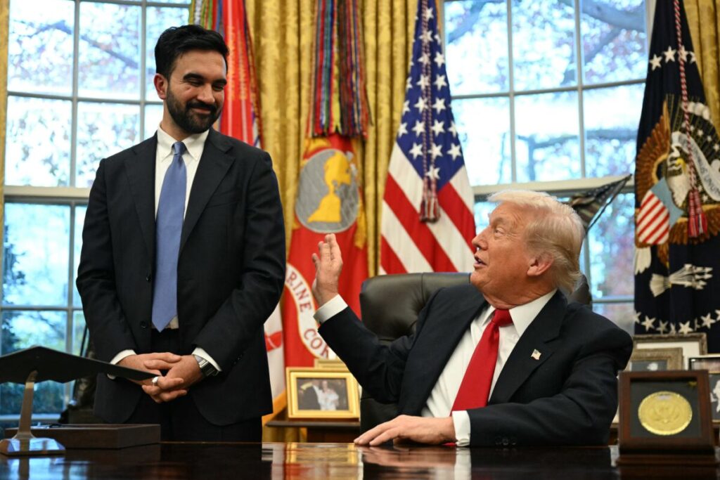 Donald Trump y Zohran Mamdani durante su reunión en la Casa Blanca, un encuentro clave previo a la toma de posesión del nuevo alcalde de Nueva York.