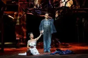 Ópera Frida y Diego en Nueva York inspirada en Kahlo y Rivera durante su estreno en el Met
