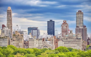 Upper East Side y Upper West Side frente a Central Park en Nueva York