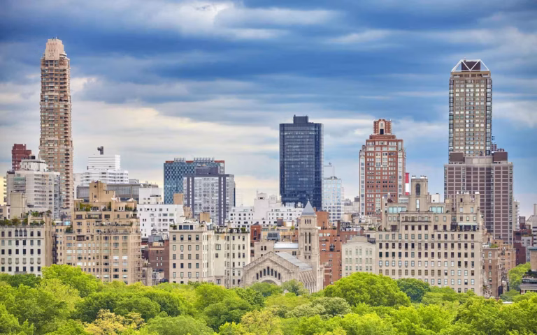 Upper East Side y Upper West Side frente a Central Park en Nueva York