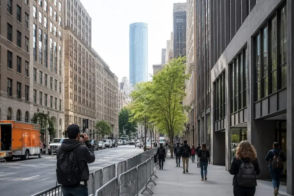 ICE en Nueva York tras un ataque con explosivo casero frente a un edificio federal bajo investigación del FBI.