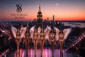 Victoria’s Secret Nueva York durante un evento de moda con sus ángeles en una pasarela internacional.Victoria’s Secret Nueva York durante un evento de moda con sus ángeles en una pasarela internacional.