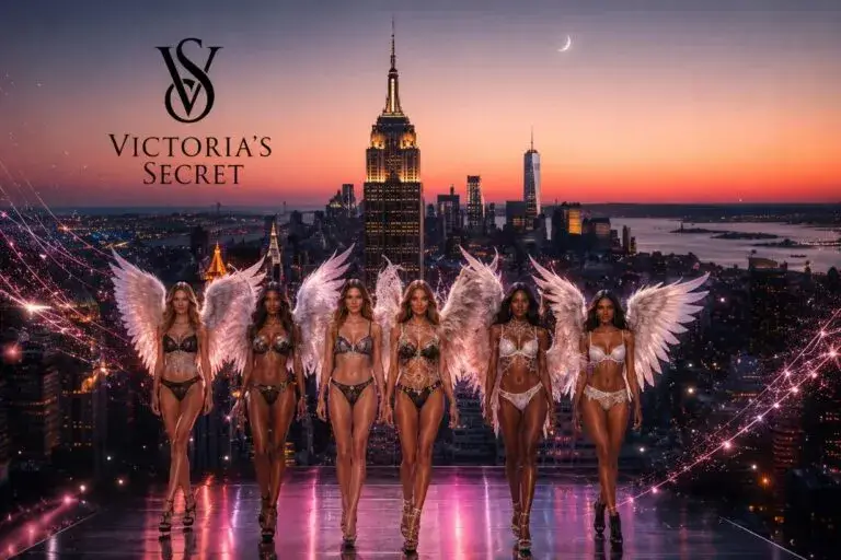 Victoria’s Secret Nueva York durante un evento de moda con sus ángeles en una pasarela internacional.Victoria’s Secret Nueva York durante un evento de moda con sus ángeles en una pasarela internacional.
