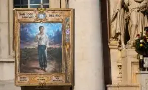 Reliquia de San Joselito venerada en Nueva York durante una celebración dedicada al joven mártir mexicano