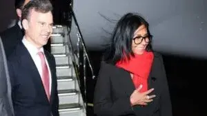 Delcy Rodríguez llega a Nueva York para participar en la Asamblea General de la ONU y sostener un encuentro con Donald Trump