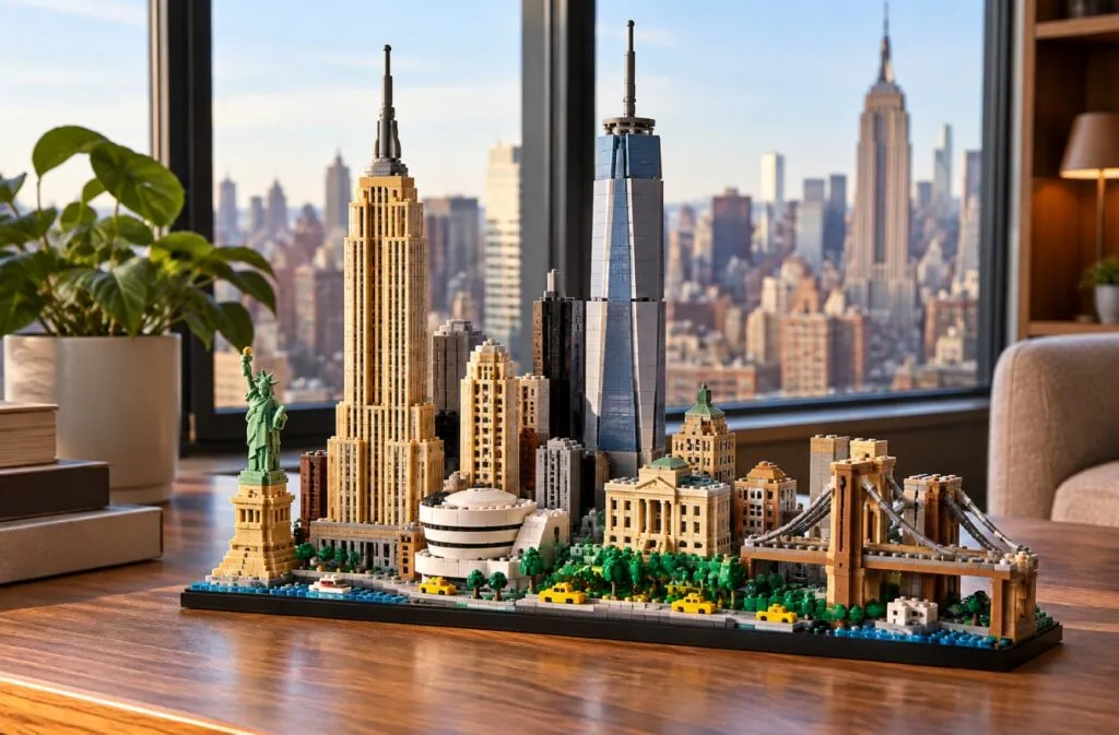 New York inspira una maqueta con algunos de sus edificios, monumentos y espacios urbanos más reconocidos.